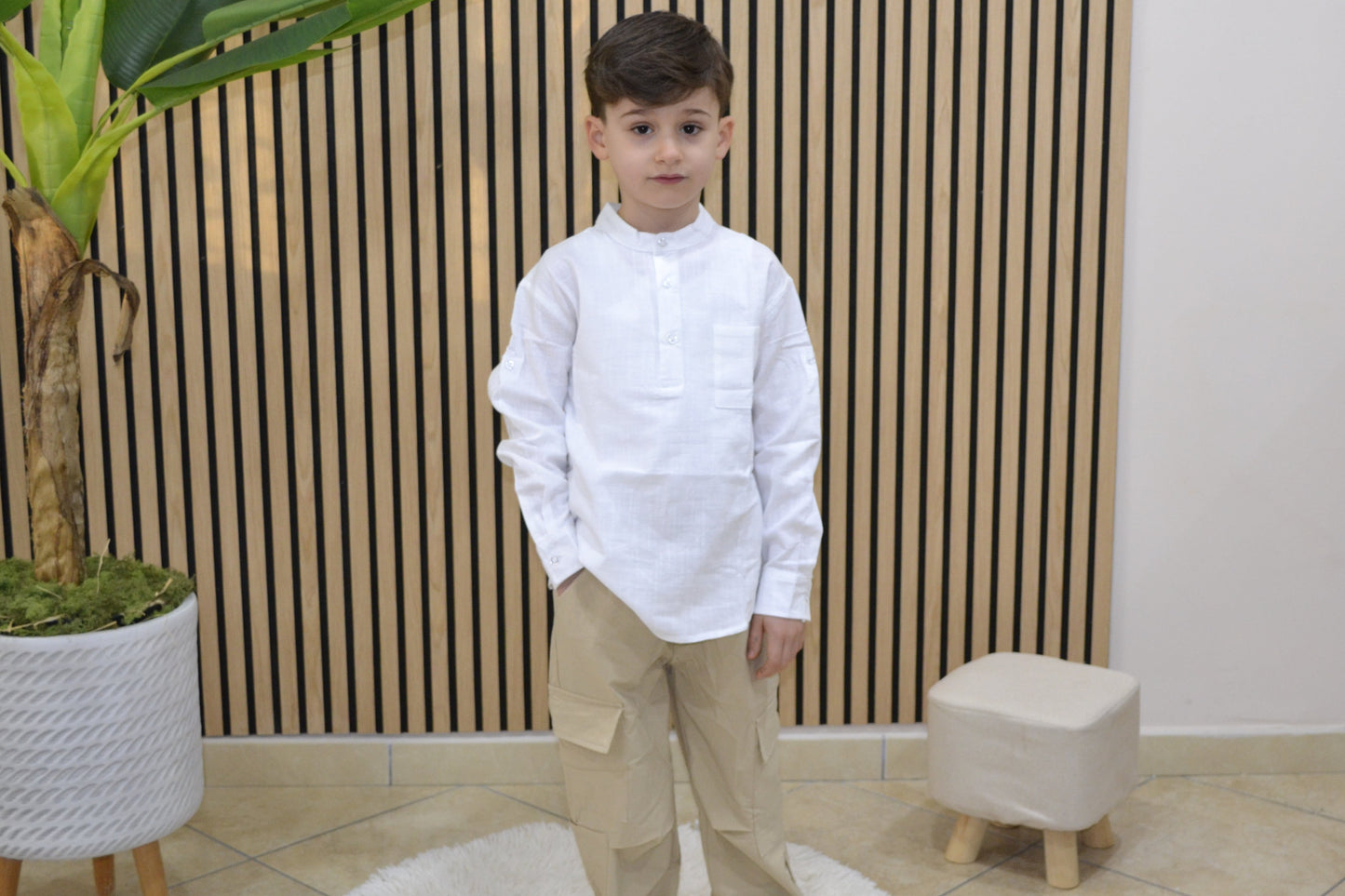 PANTALONE CARGO BEIGE
