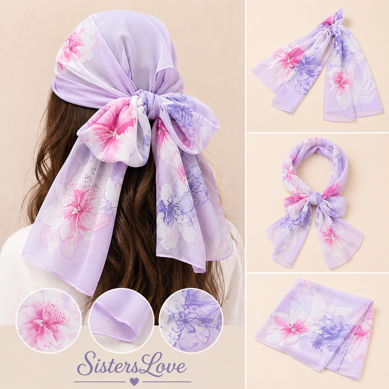 Foulard  bandan Aurora Bloom