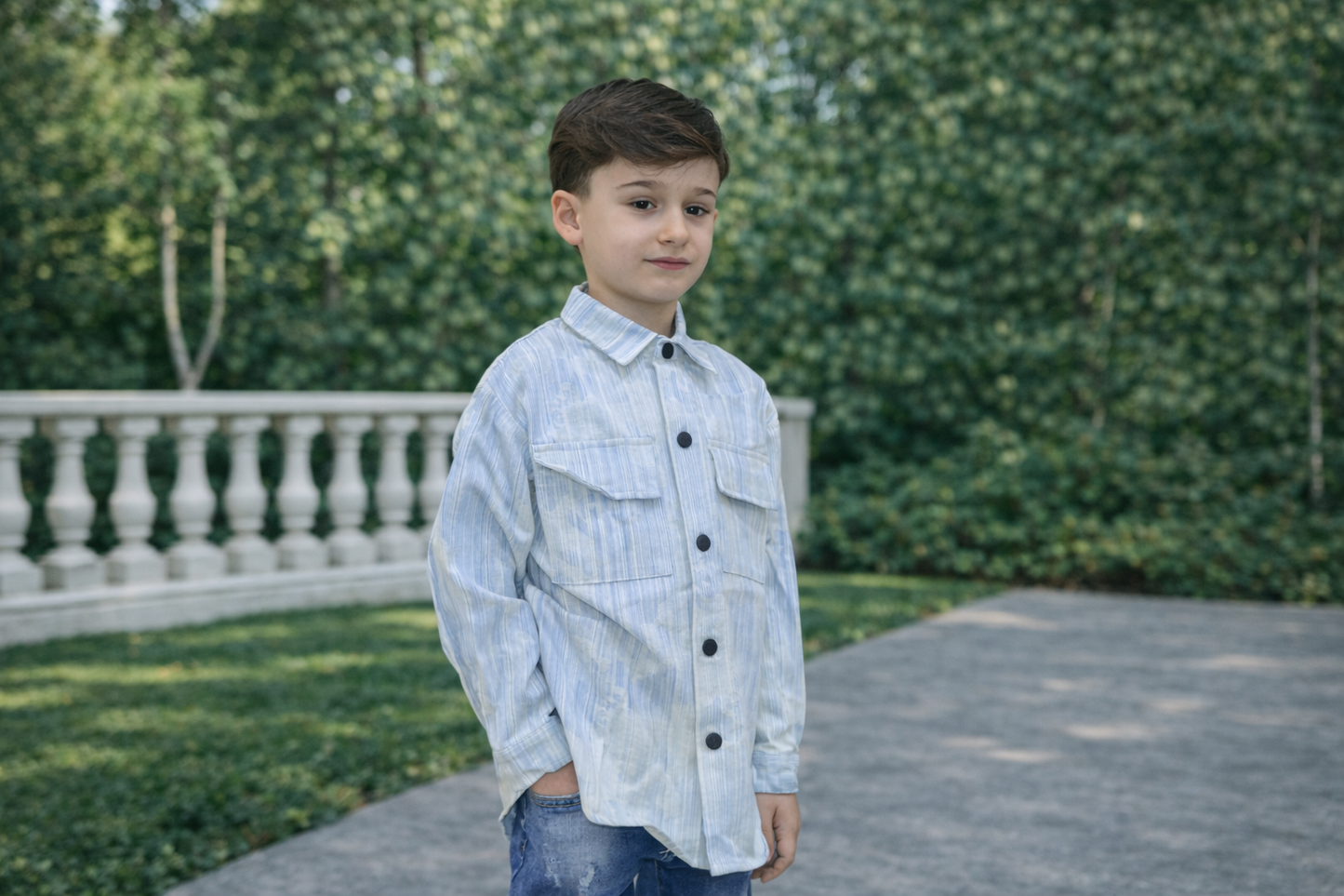CAMICIA DENIM BIMBO