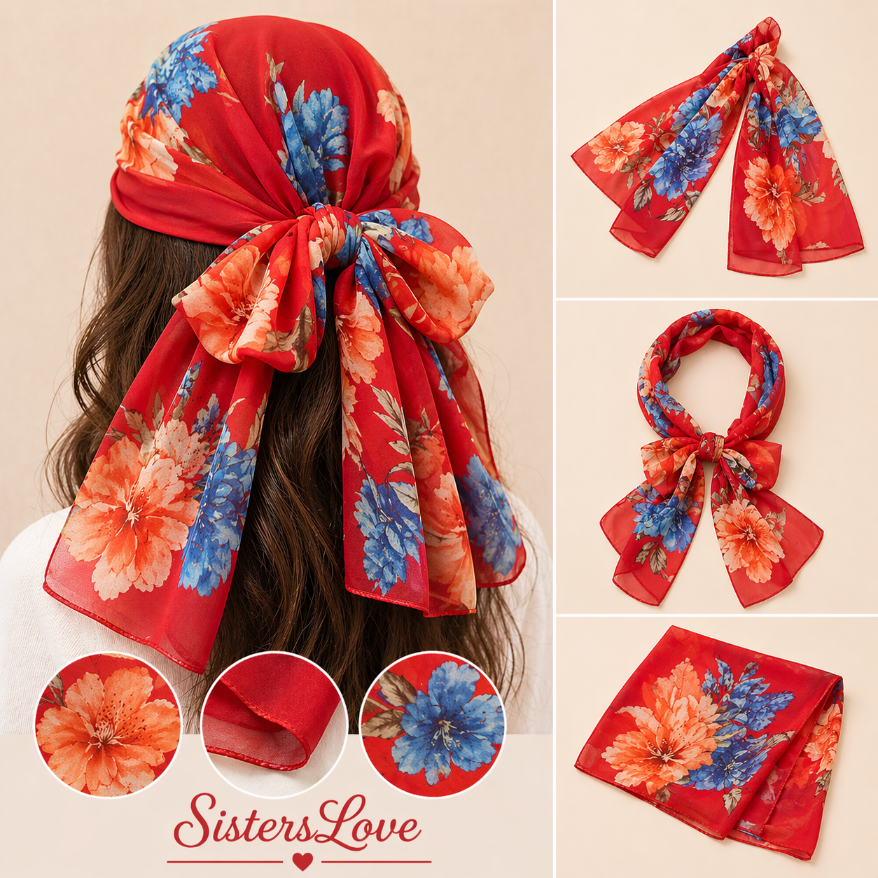 Foulard  bandan Aurora Bloom