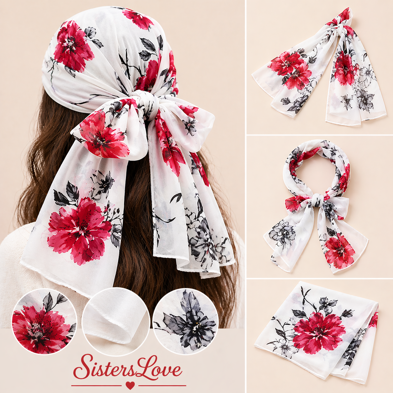 Foulard  bandan Aurora Bloom