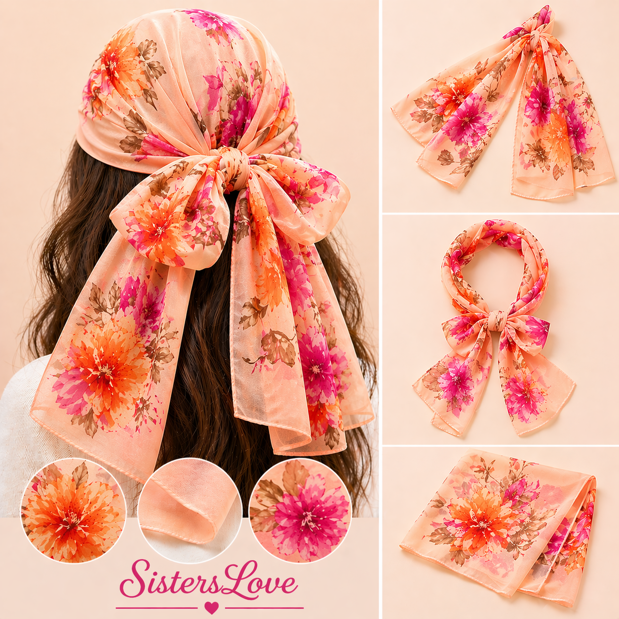 Foulard  bandan Aurora Bloom