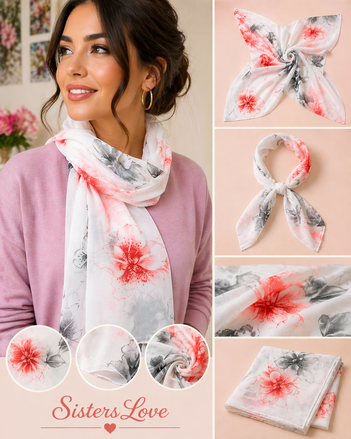 Foulard  bandan Aurora Bloom
