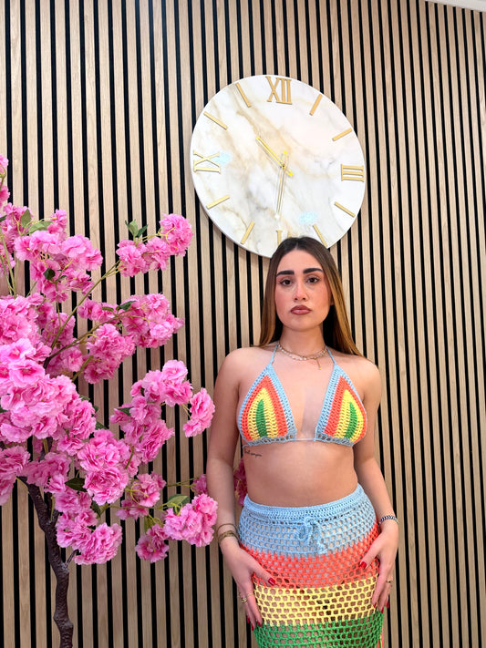 COORDINATO MARE "Rainbow Crochet"